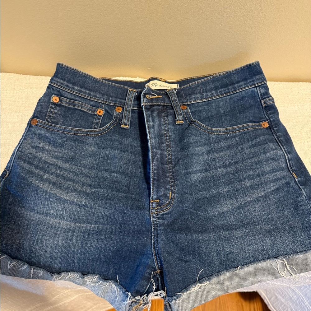 Madewell Dark Blue Jean Shorts